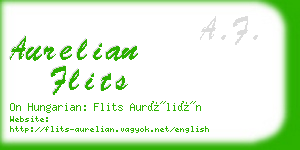 aurelian flits business card